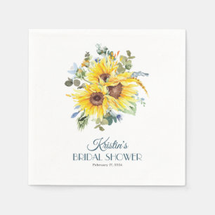 Sommar Solros Cocktail Sized Party Napkin Pappersservett