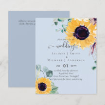 Sommar Solrosor Eukalyptus Grönska Bröllop