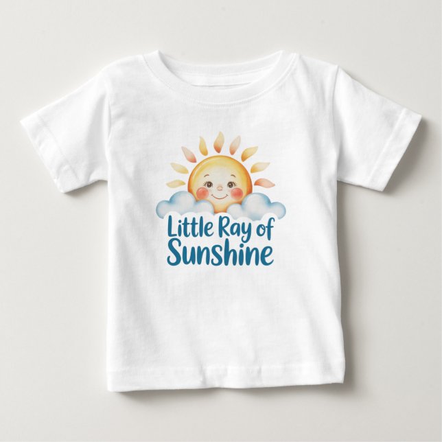 Sommar solsken baby t shirt (Framsida)