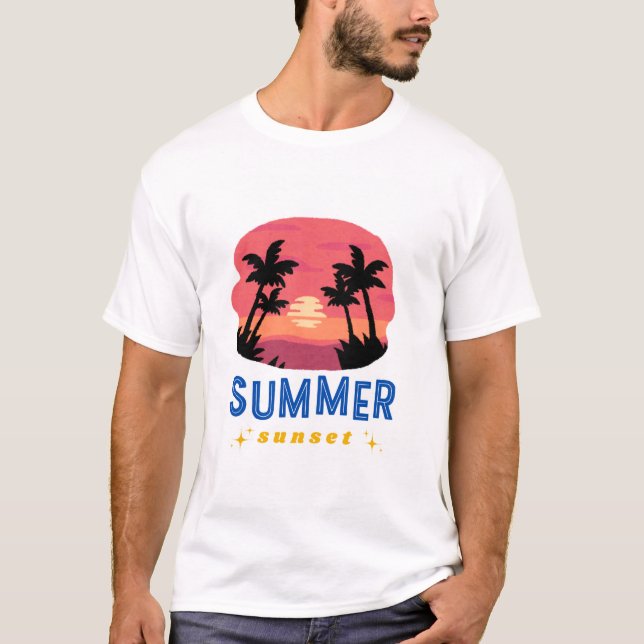 Sommar Solsken Vibbar T Shirt (Framsida)