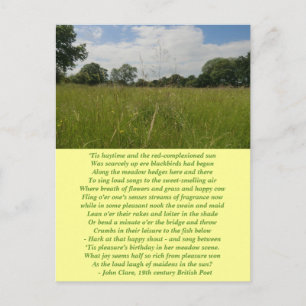 Sommar Solstice Haymade Postcard Vykort