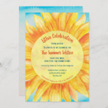 Sommar Solstice Solros Sol Wiccan Litha Party