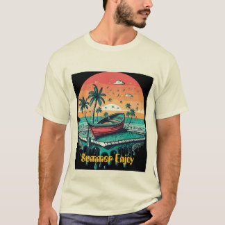 Sommar-soluppens glädje t shirt