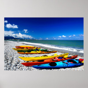 Sommar som Kayaking Poster