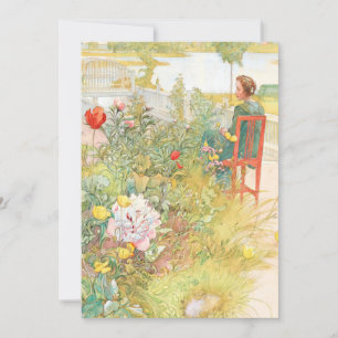 Sommar, sönfödd av Carl Larsson Inbjudningar