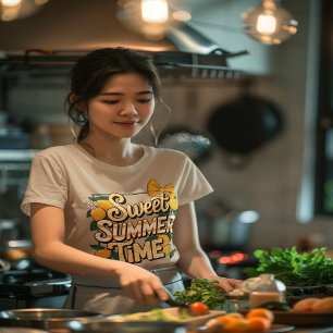Sommar Sött Tids Citron T Shirt