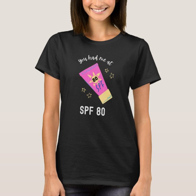 Sommar Spf 80 Nurse Mamma Doktor Aesthetician Wome T Shirt (Framsida)