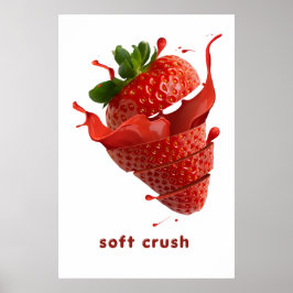 Sommar Splash Frukt Väggkonstaffisch Poster