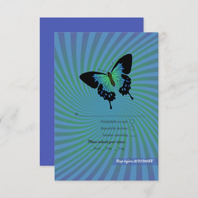 Sommar-Sten-festivalen Bröllop OSA Kort (Fram/baksida)