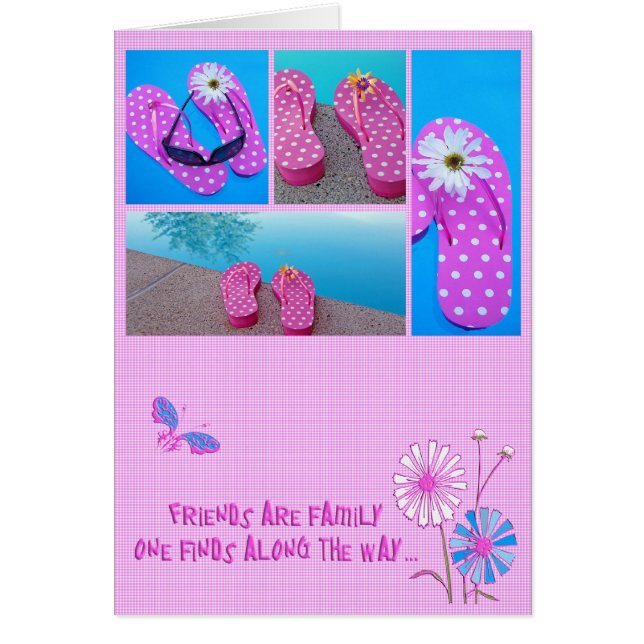 Sommar Stil Hälsningskort (Framsidan)