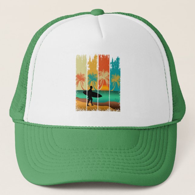 sommar strand vintage  keps (Framsida)