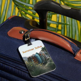 Sommar Suite Surfbrädor & Palmträd Bagagebricka