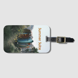 Sommar Suite Surfbrädor & Palmträd Bagagebricka