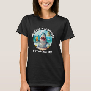 Sommar-Superskojet Shark Aloha Jawsome-Roligten på T Shirt
