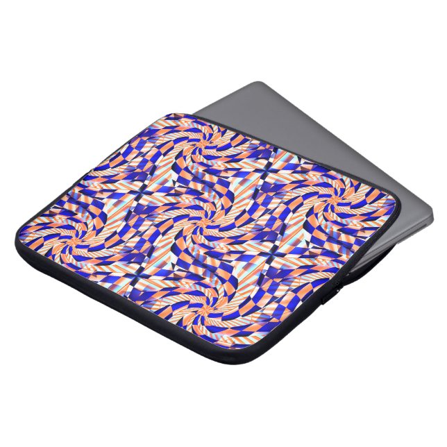 Sommar Swirls...... Laptop Fodral (Framsida topp)