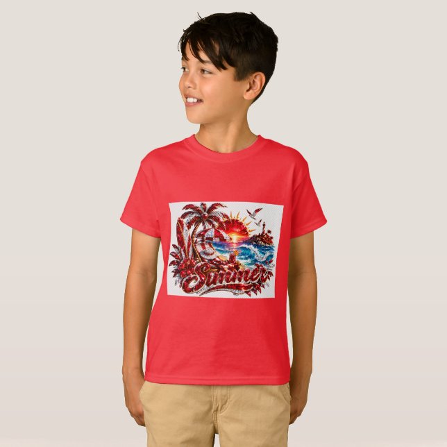 Sommar T-shirt (Hel framsida)
