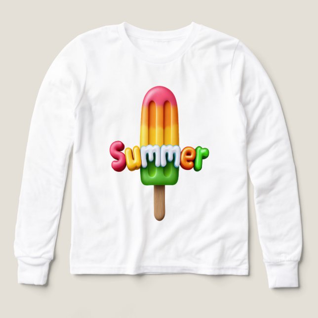 Sommar  t shirt (Design framsida)