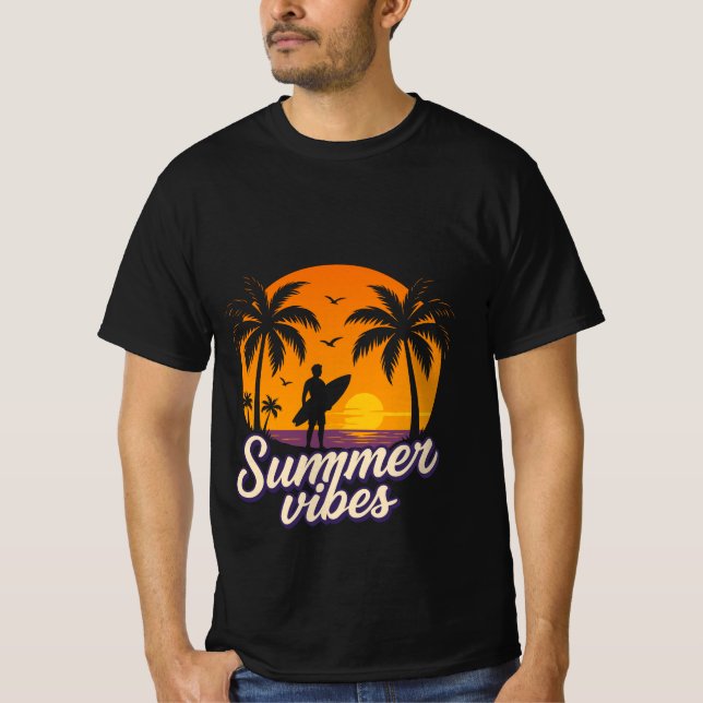 Sommar T-Shirt Design (Framsida)