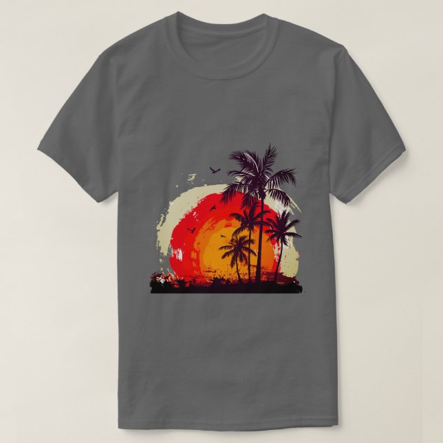 Sommar T-shirt-design T Shirt (Design framsida)