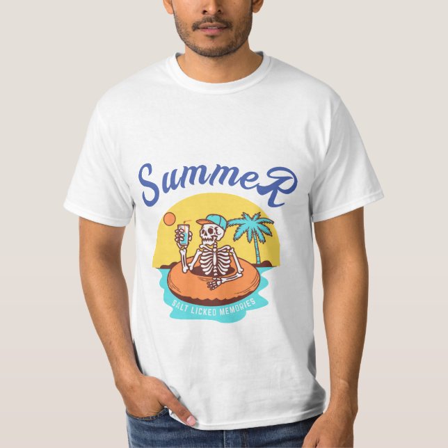 Sommar t shirt för manar's (Framsida)