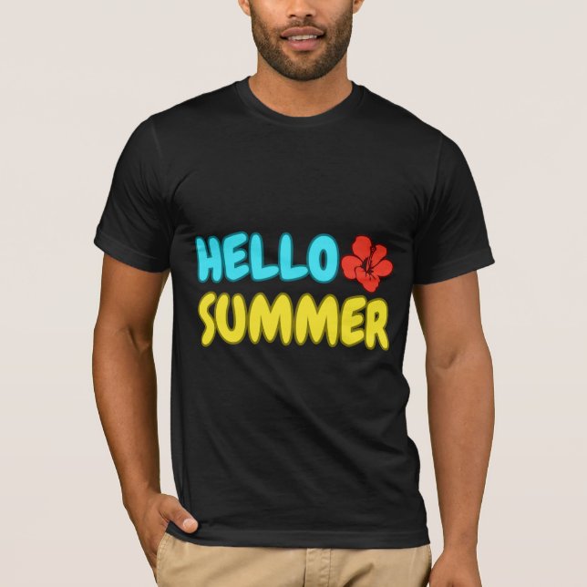 Sommar T-Shirt med Kort Ärm (Framsida)