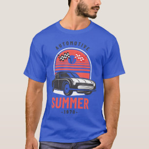 sommar t-shirts klassisk familj bilar