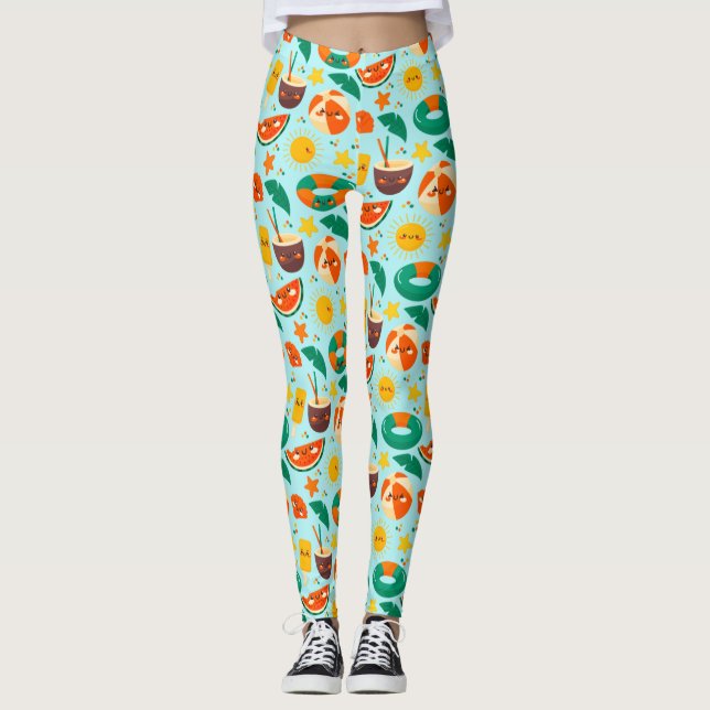 Sommar Thned Leggings (Framsida)