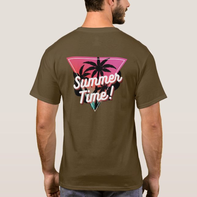 Sommar Tid T Shirt (Baksida)