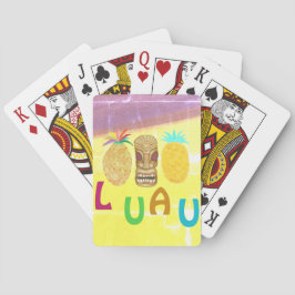 Sommar Tiki Ananas Luau Casinokort