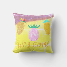 Sommar Tiki Ananas Luau Kudde