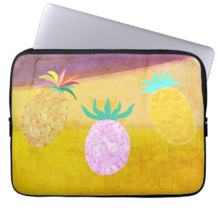 Sommar Tiki Pineapple Luau Laptop Fodral