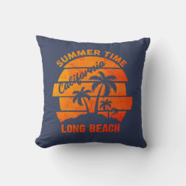 Sommar Time California Long Beach Kudde