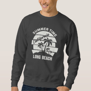 Sommar Time California Long Beach Lång Ärmad Tröja