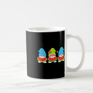 Sommar Tomte Äter En Vattenmelon Tomtar Jul Kaffemugg