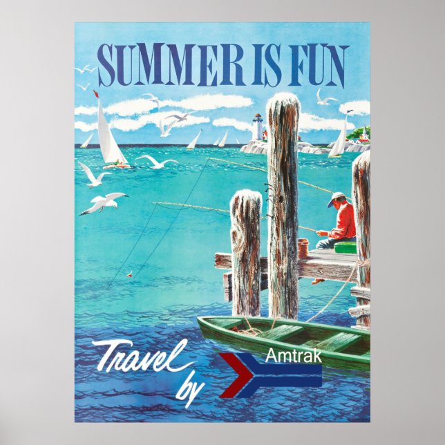 Sommar Travel Poster (Framsidan)