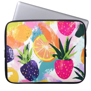 Sommar Tropical Fruit Fiesta Laptop Fodral