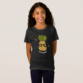 Sommar Tropical Pineapple Kids Girls T Shirt