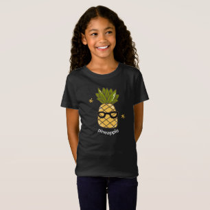 Sommar Tropical Pineapple Kids Girls T Shirt