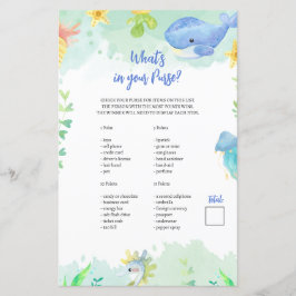 Sommar under Sea Baby Shower Game