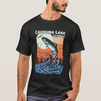 Sommar Vacation California Cachuma Sjö T Shirt