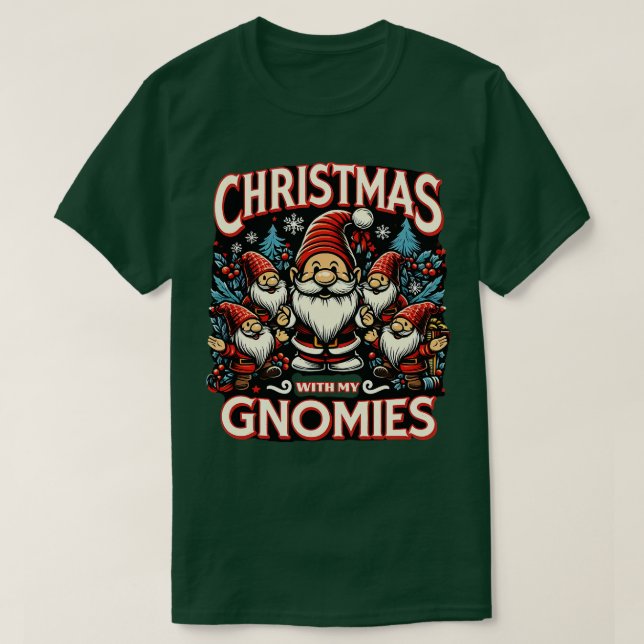 Sommar-vacation Gnomes Älskare Funny jul i Ju T Shirt (Design framsida)