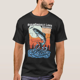 Sommar Vacation Retro Sunset Arkansas Bull Shoals T Shirt
