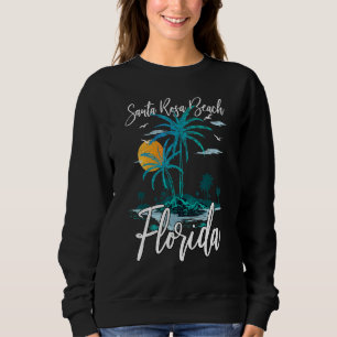 Sommar Vacation Retro Sunset Florida Santa Rosa be T Shirt