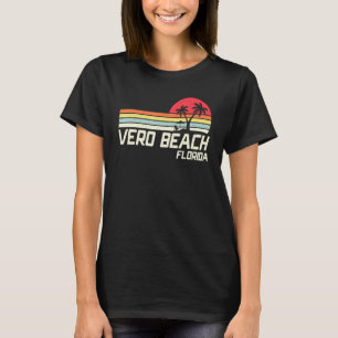 Sommar Vacation Vintage Florida Vero Beach T Shirt