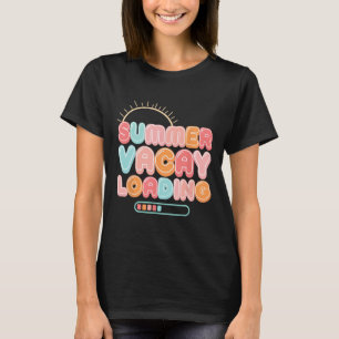 Sommar Vacay Loading Vacation Hawaii Beach-familje T Shirt