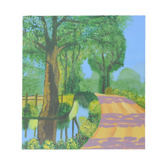 Sommar Väg Anteckningsblock (Framsida)