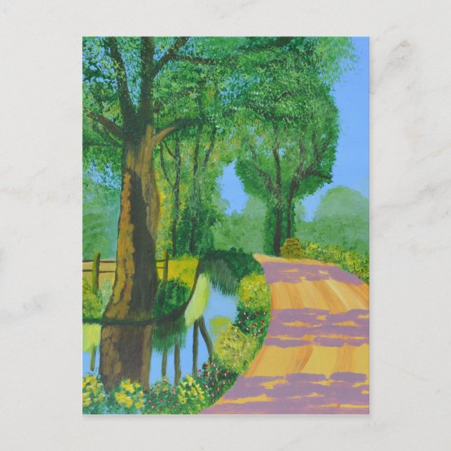 Sommar Väg Vykort (Framsida)