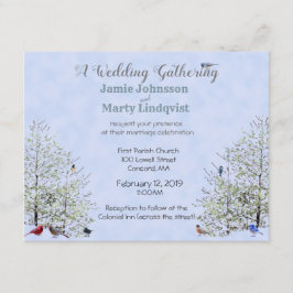 Sommar-/Vår bröllop-naturtema: Inbjudningar