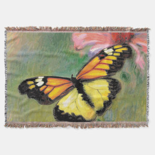Sommar Vår Butterfly - Blanket Filt
