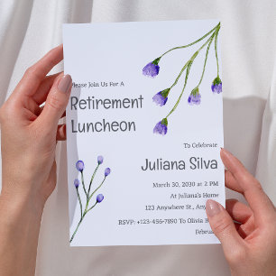Sommar Vår Garden Pension Luncheon Inbjudningar